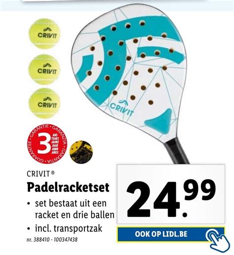 CRIVIT Padelracketset .